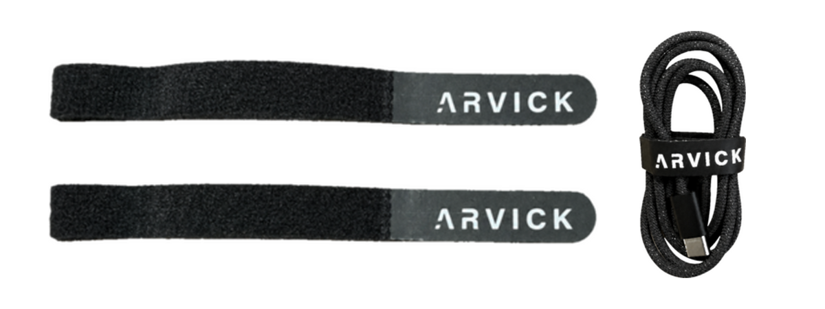 Three reusable ARVICK cable ties included as a bonus